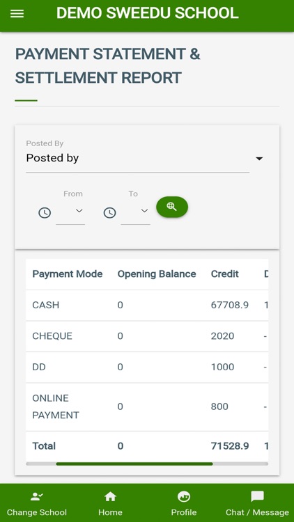 Sweedu Administration App