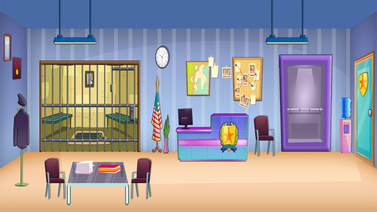 Pretend Police station Game screenshot-5