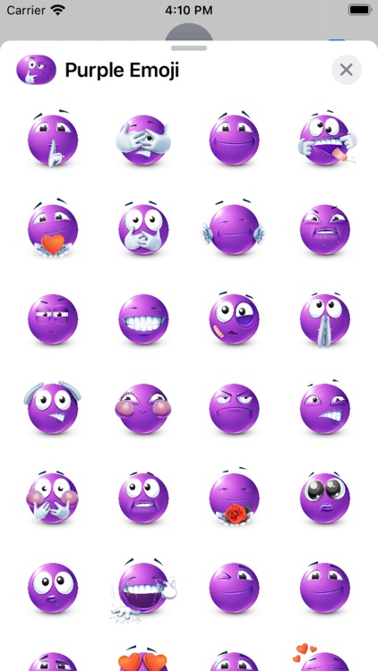 Purple Emoji screenshot-4