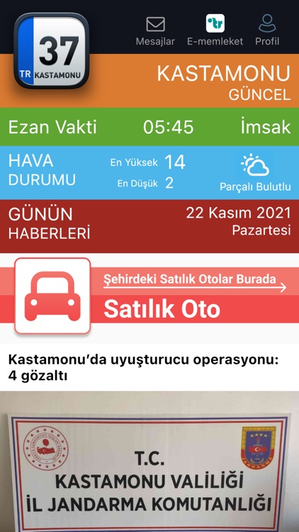 Kastamonu Şehir App