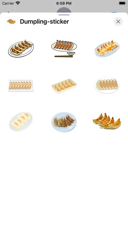 Gyoza sticker