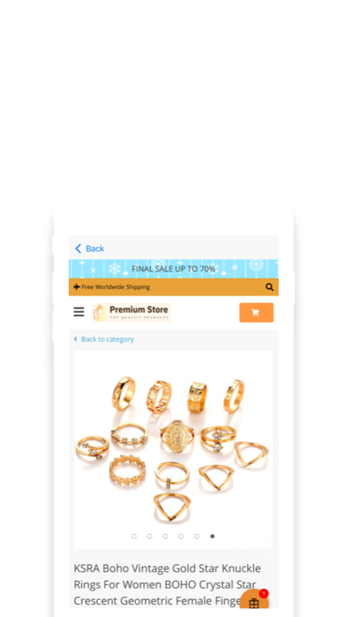 Jewelry Shopping App