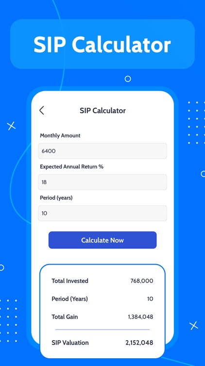 SIP Calculator Finance Planner