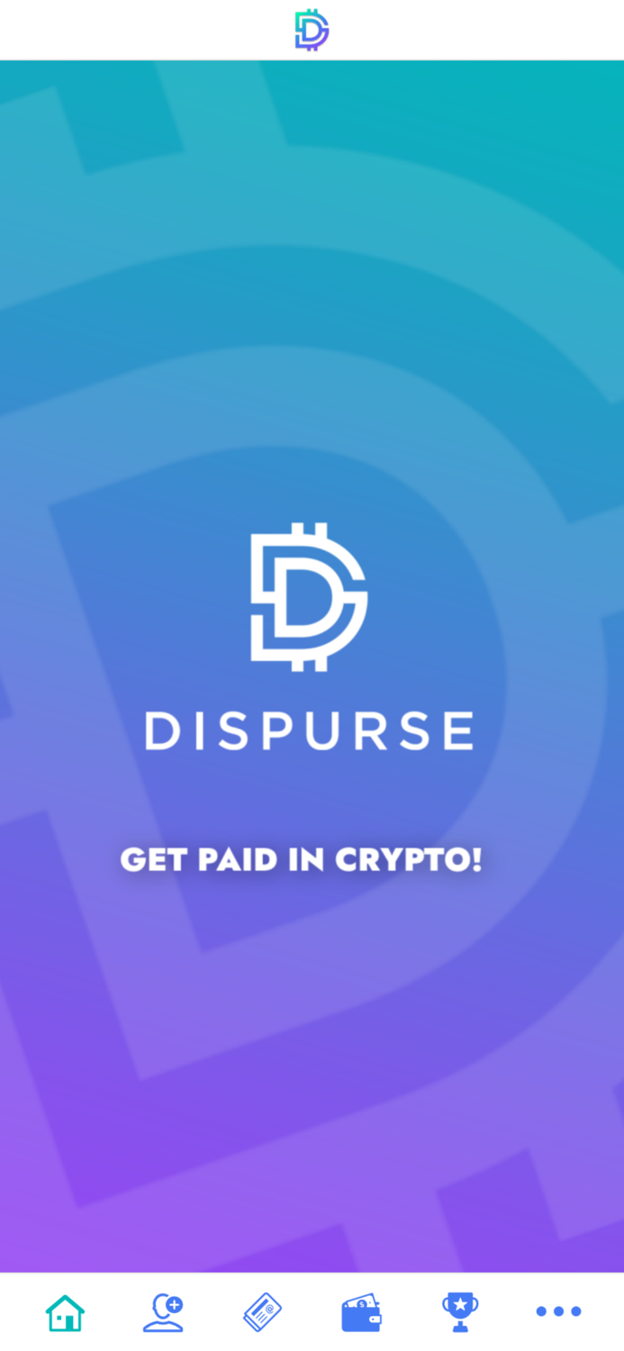 Dispurse Get paid in crypto