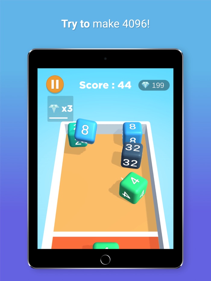 4096 Merge Puzzle Game