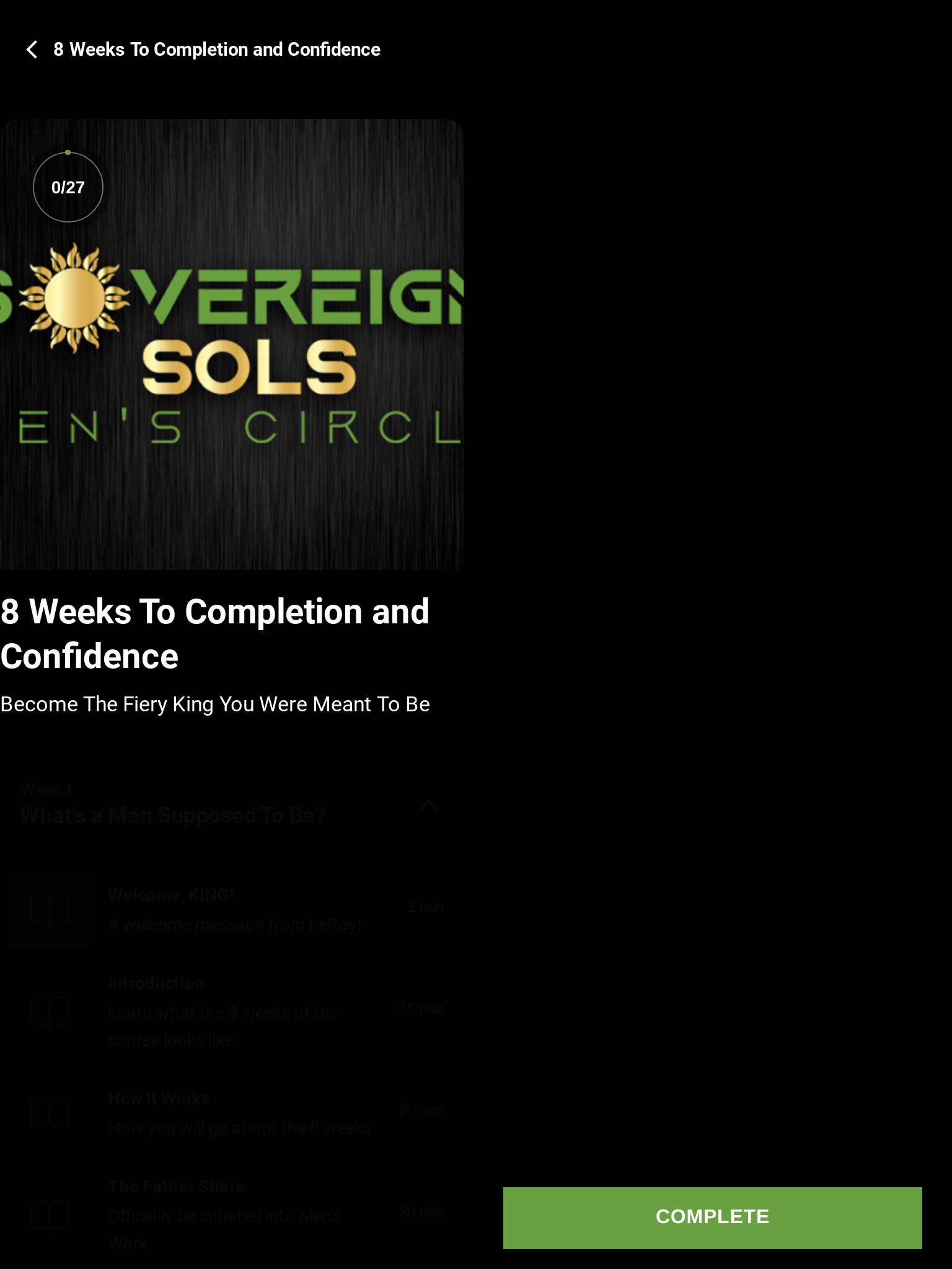 Sovereign Sols Men's Circle screenshot 4
