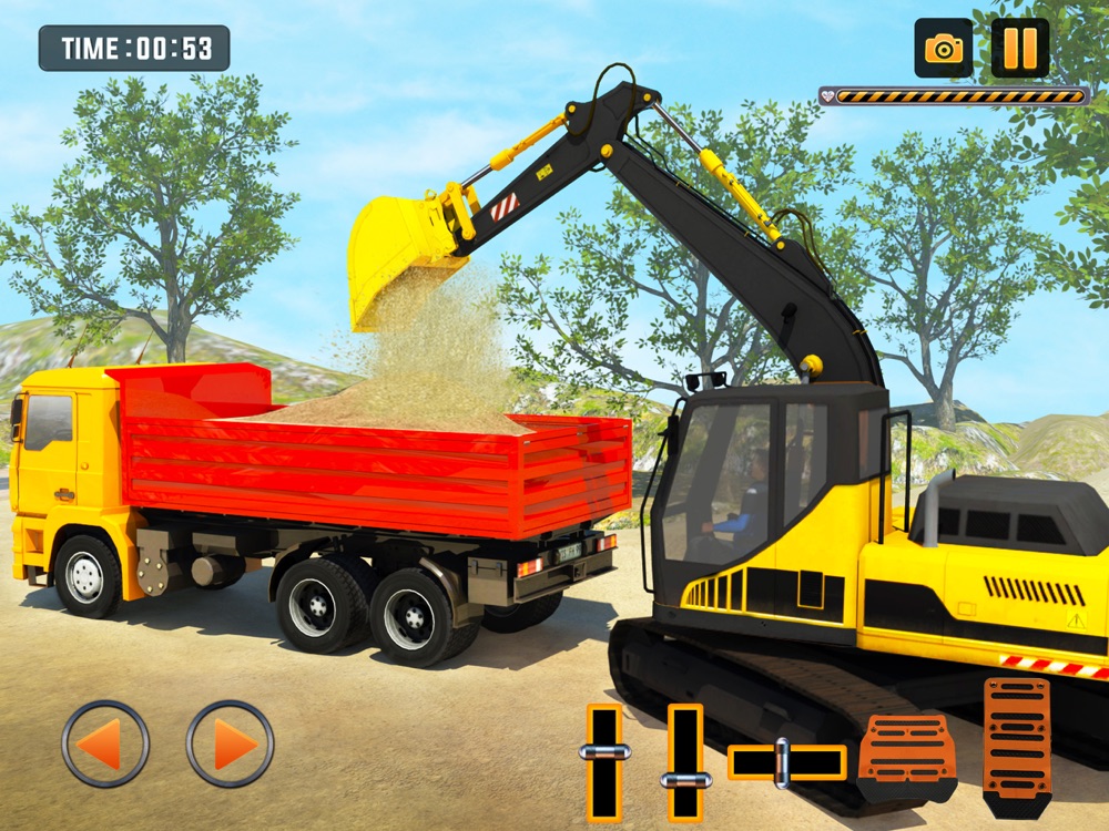 Heavy Excavator Simulator Game App for iPhone Free Download Heavy