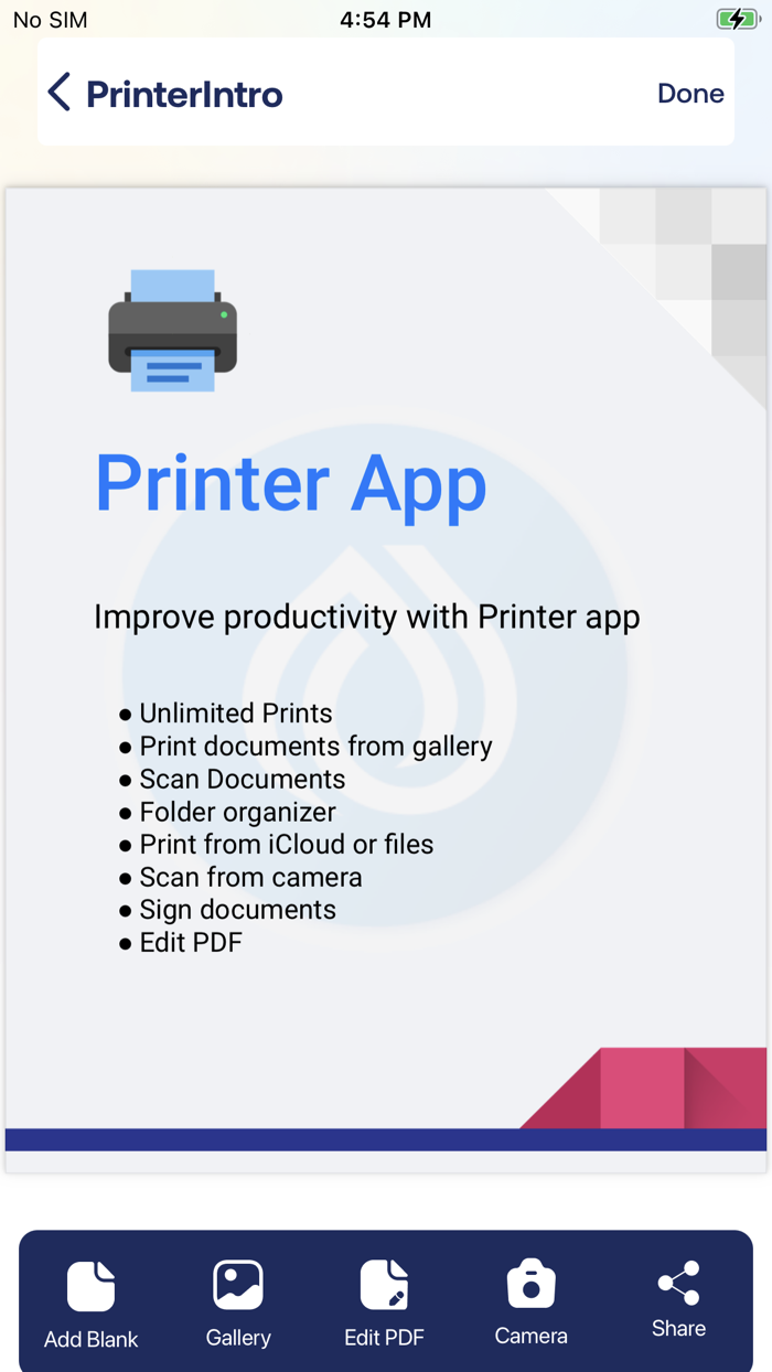 Air Print Smart  Printer App