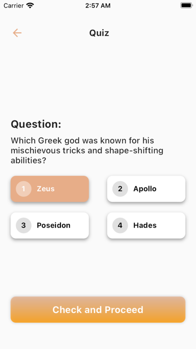 Greek Myths - Fun Facts screenshot 5