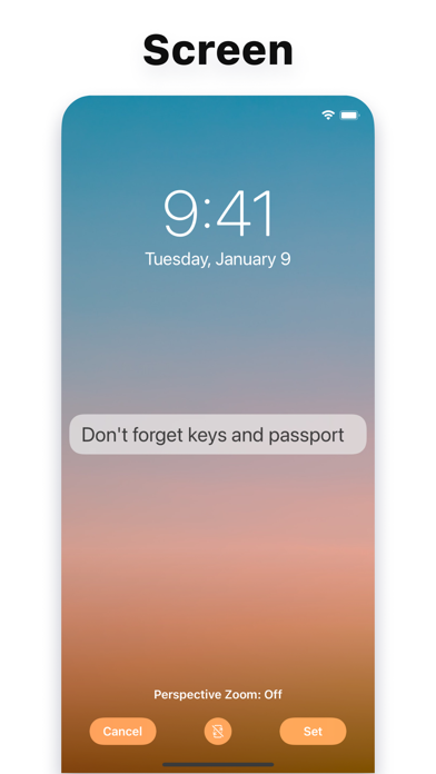 Lock Screen Notes Maker screenshot 2