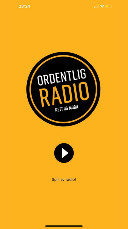 Ordentlig Radio App