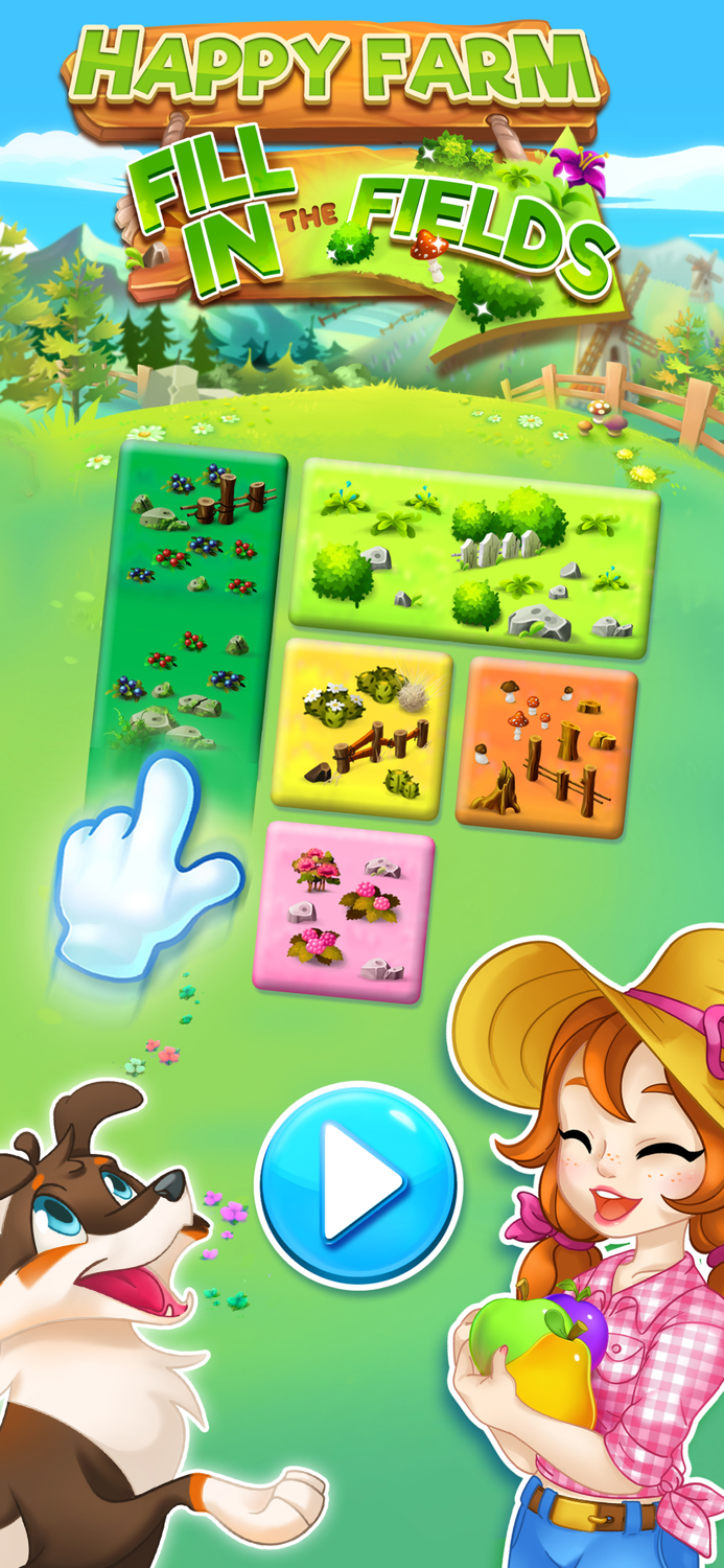 Happy Farm fill in the fields