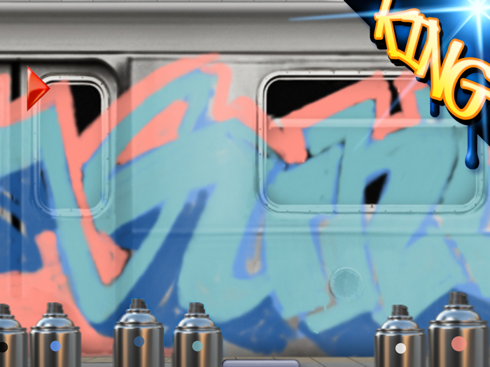 Graffiti Spray Can Art - KING