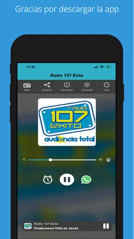 Game screenshot Radio 107 Exito mod apk