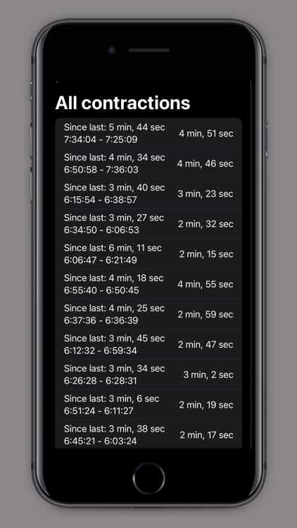 Stork - Contraction Timer