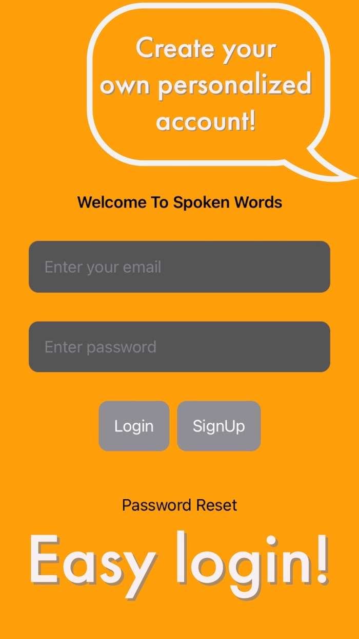 Spoken Words - Writing App