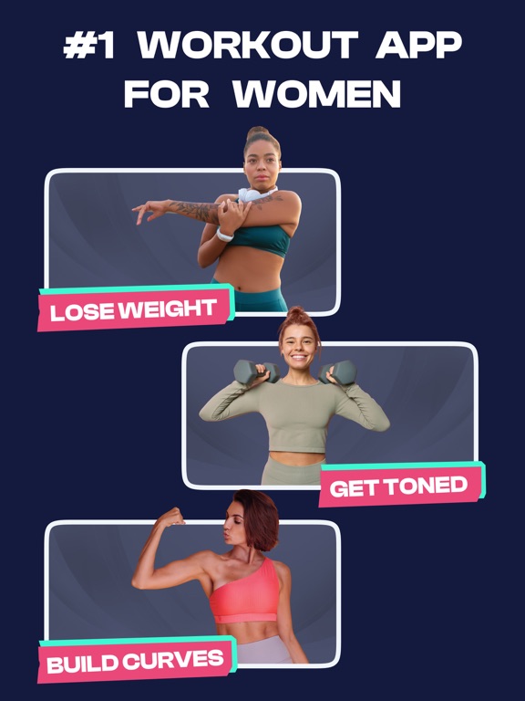 Workout for Women: Fitness App iPad app afbeelding 1