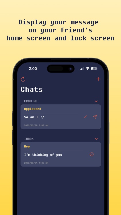 ChatBox - Share slow messages