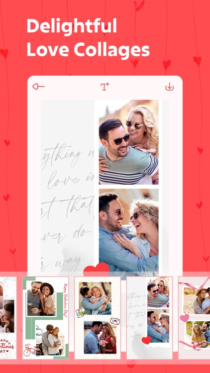 Love Story Photo Collage Grid screenshot-3