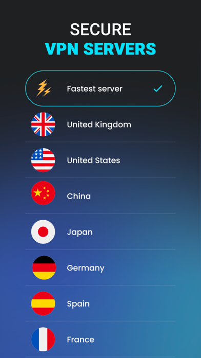 Secure VPN: Fast & Private Screenshot