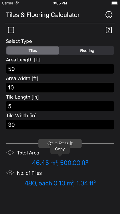 Tiles and Flooring Calculator screenshot 5