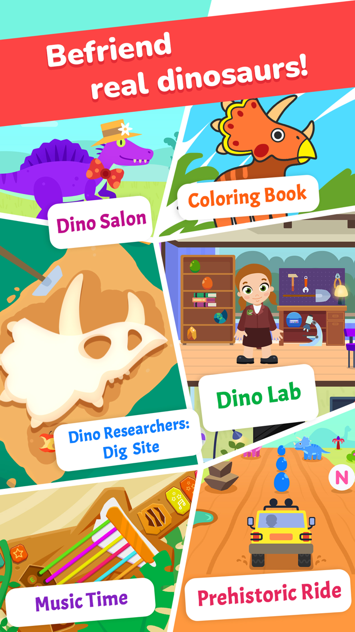 Dino Preschool learn abc  123