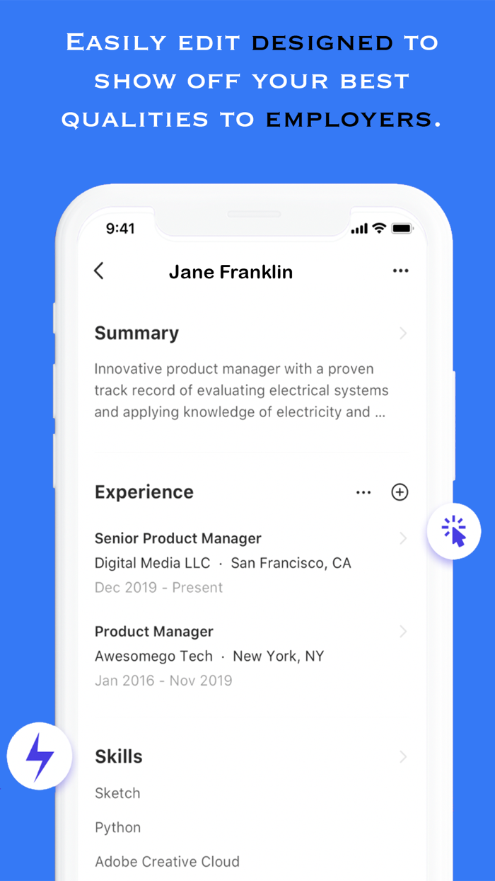 Resume  Curriculum vitae-PDF