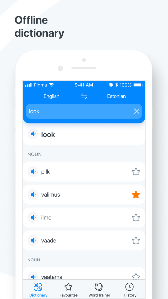 Estonian−English dictionary