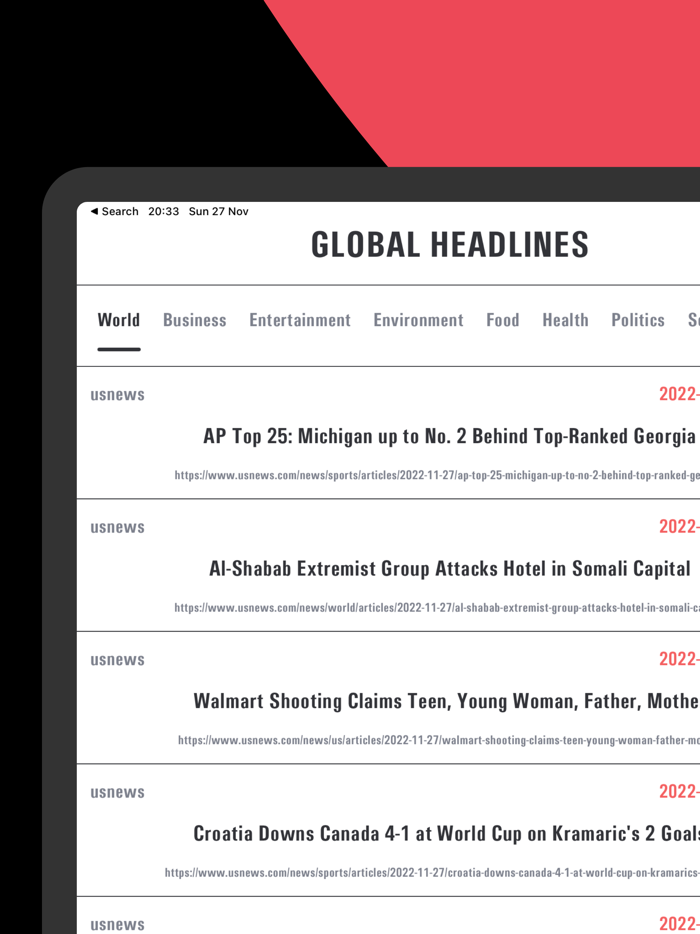 Global Headlines