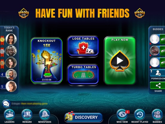 Spades Online Club - Card Game screenshot 2