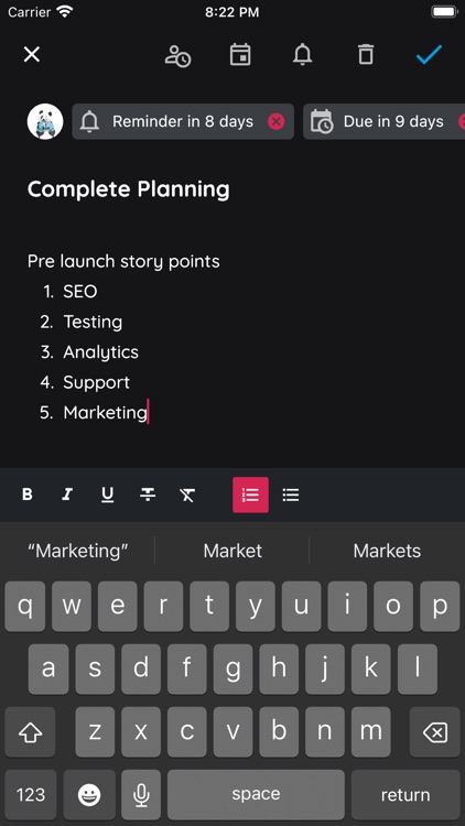 Scatterbrain: To-do List screenshot-6