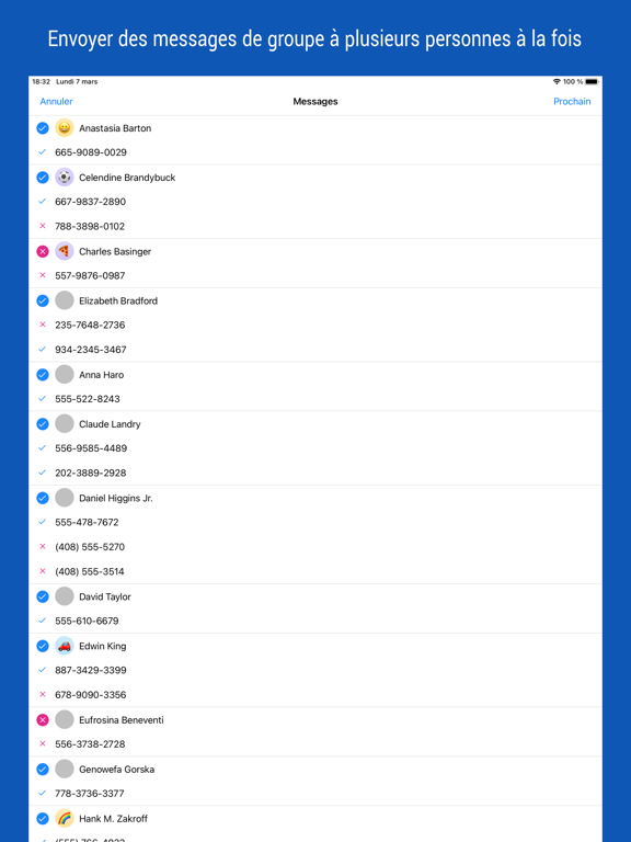 iContacts+: Contacts de groupe iContacts+: Contacts de groupe