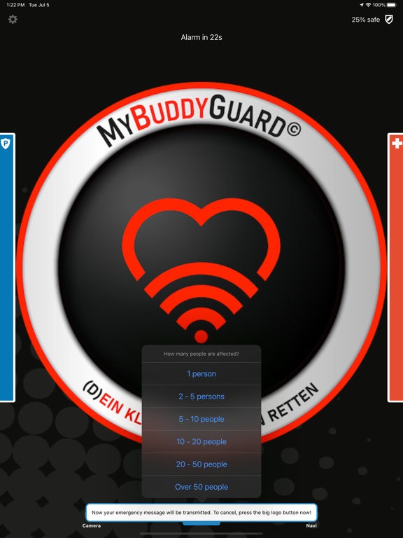 MyBuddyGuard - Notruf App screenshot 2