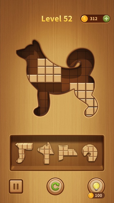 Wood BlockPuz Jigsaw Puzzle screenshot 3