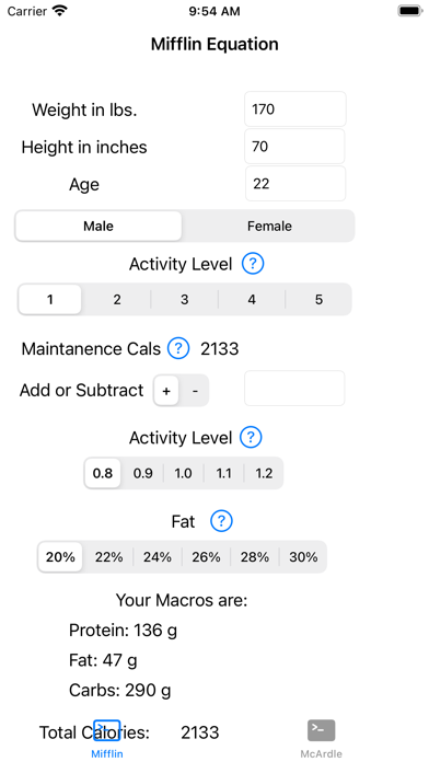 Macro Calculator 2.0のおすすめ画像1