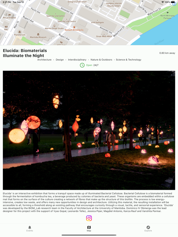 Nuit Blanche Walking Tour