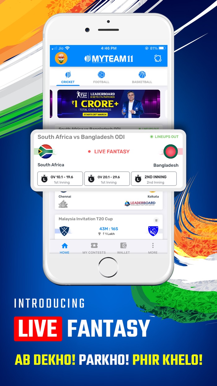 MyTeam11 - Play Fantasy Sports