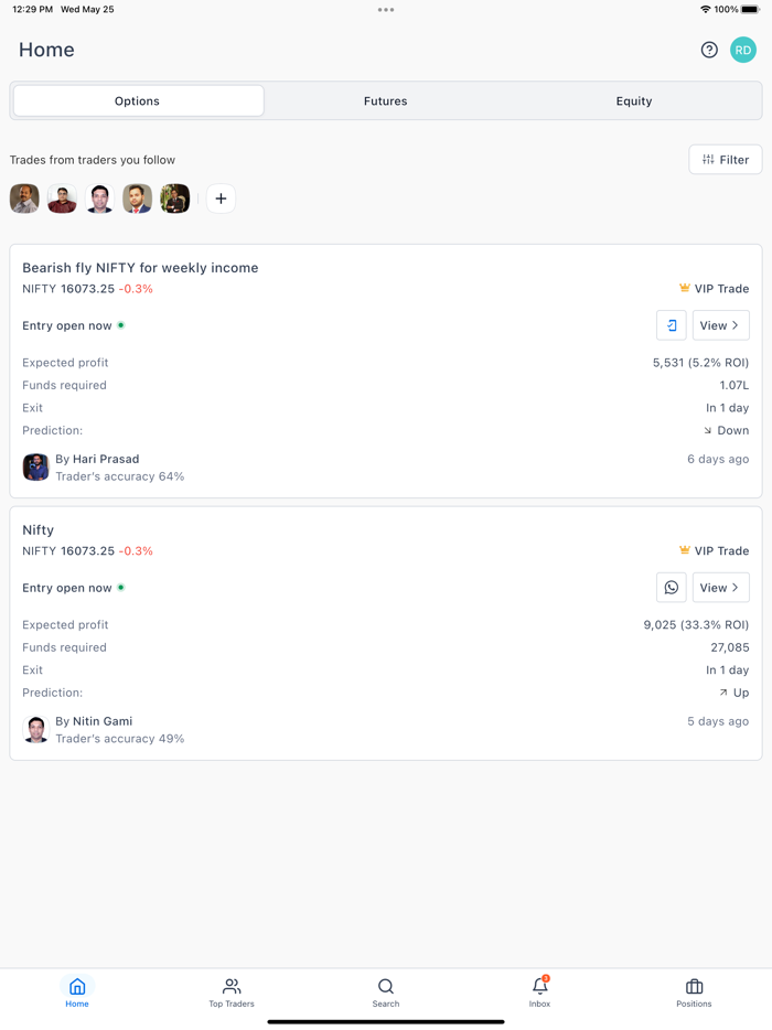 Trade Right by Sensibull