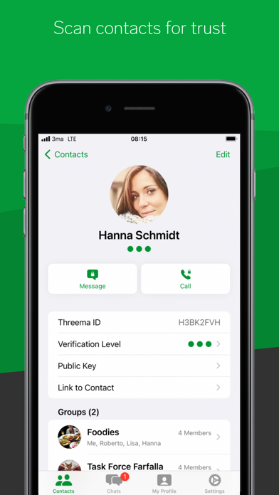 Threema. The Secure Messenger iphone images