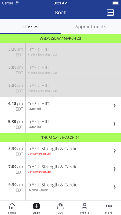 TrYumph Fitness screenshot 2