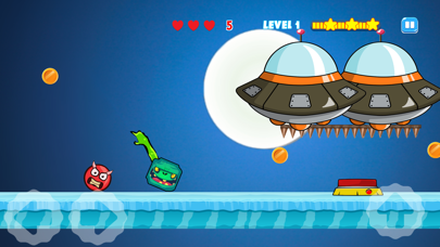 Plants Ball 4 - Red Ball Game screenshot 2