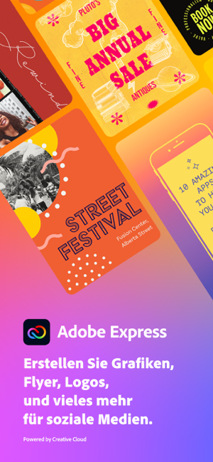 ‎Adobe Express: Grafik Design Screenshot
