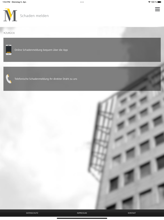 Mannheimer Schaden App