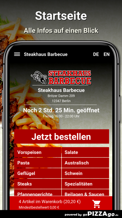 Steakhaus Barbecue Berlin screenshot 2