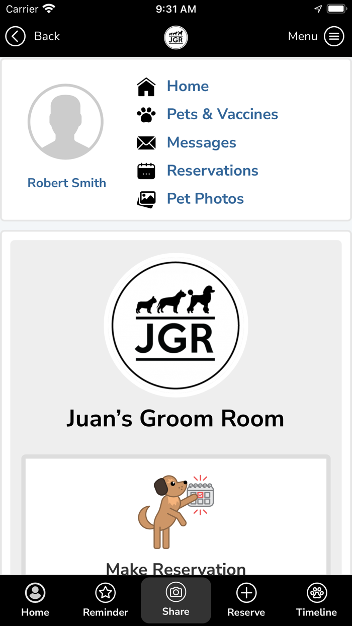 Juans Groom Room