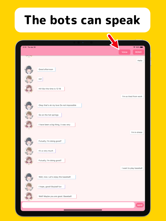 Listened Refreshed Bots chat