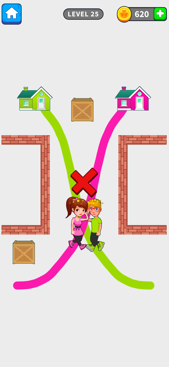 Draw To Home Puzzle Game