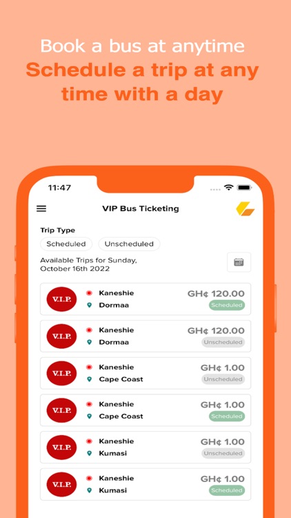 VIP Bus Ticketing