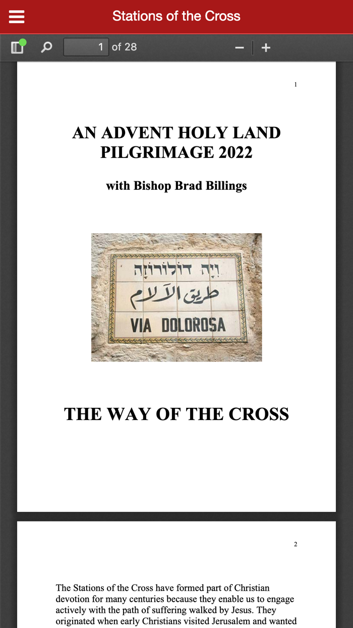 Advent pilgrimage 2022