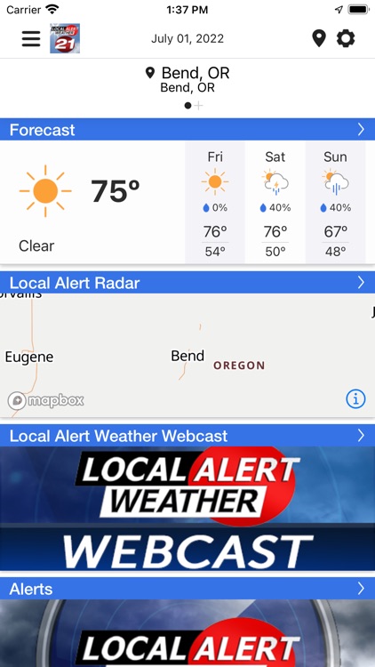 KTVZ Local Alert Weather App screenshot-0